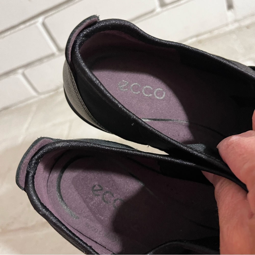Ecco Bluma Slip-On Flats Black Sz 40 (~9.5) - Picture 4 of 7